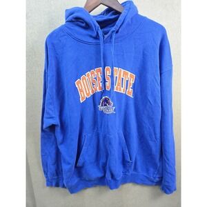 Boise State Broncos Hoodie Adult Blue Pullover Genuine Stuff NCAA